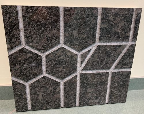 Steel Grey Mosaic Panel Featured