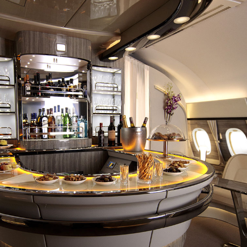 Lightweight Stone for Aircraft Interiors